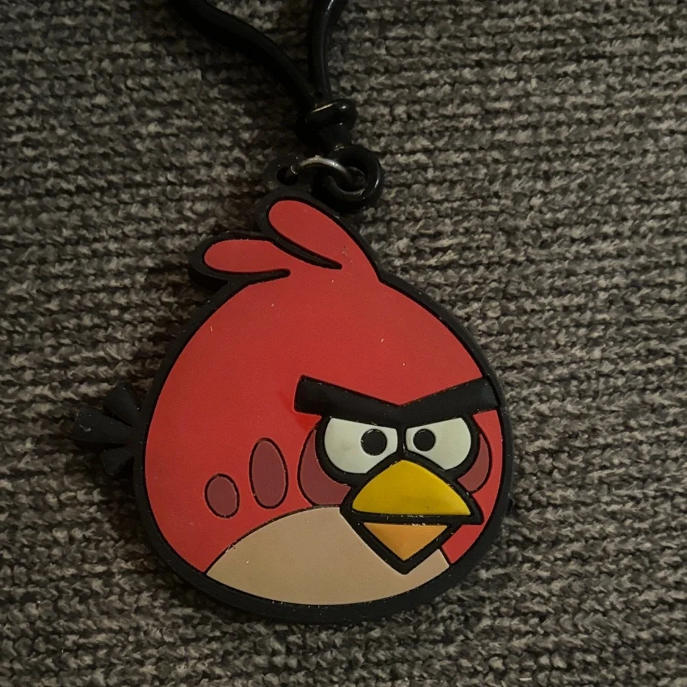 Angry Bird Keychain Duo Set - Red and Black